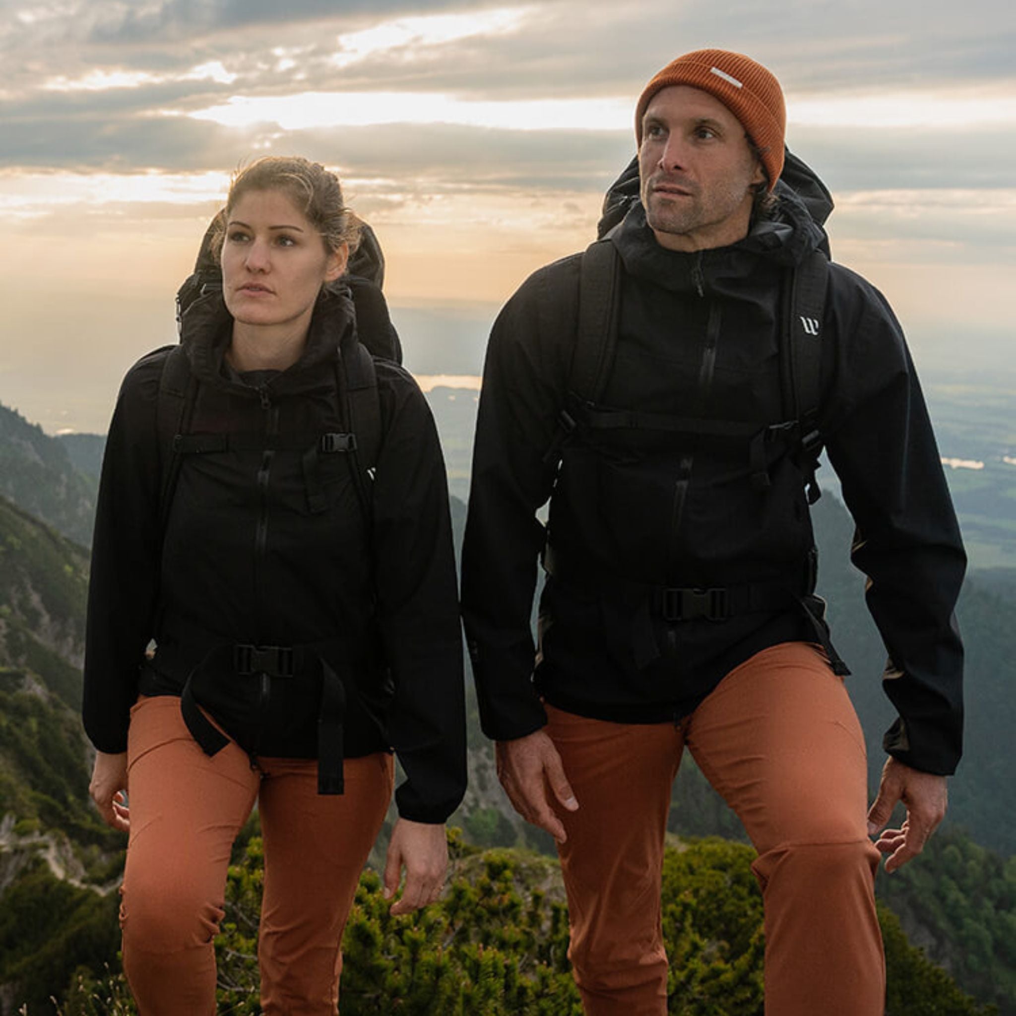 EU-phoric Lightweight Adventure Pants Orange-Braun