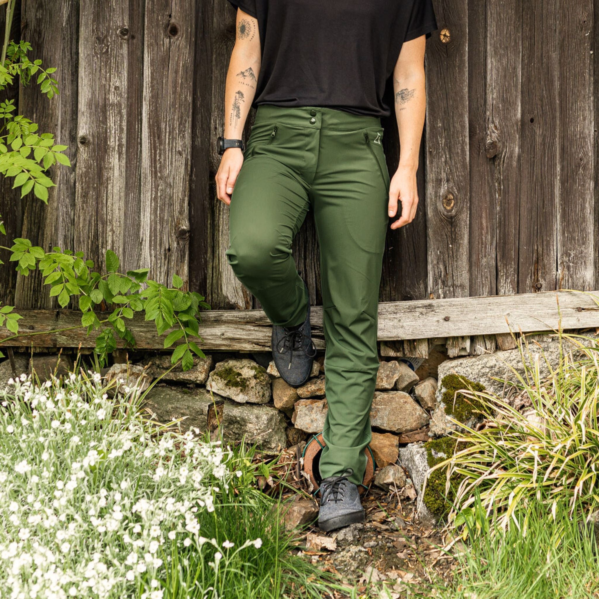 EU-phoric Lightweight Adventure Pants Damen Grün