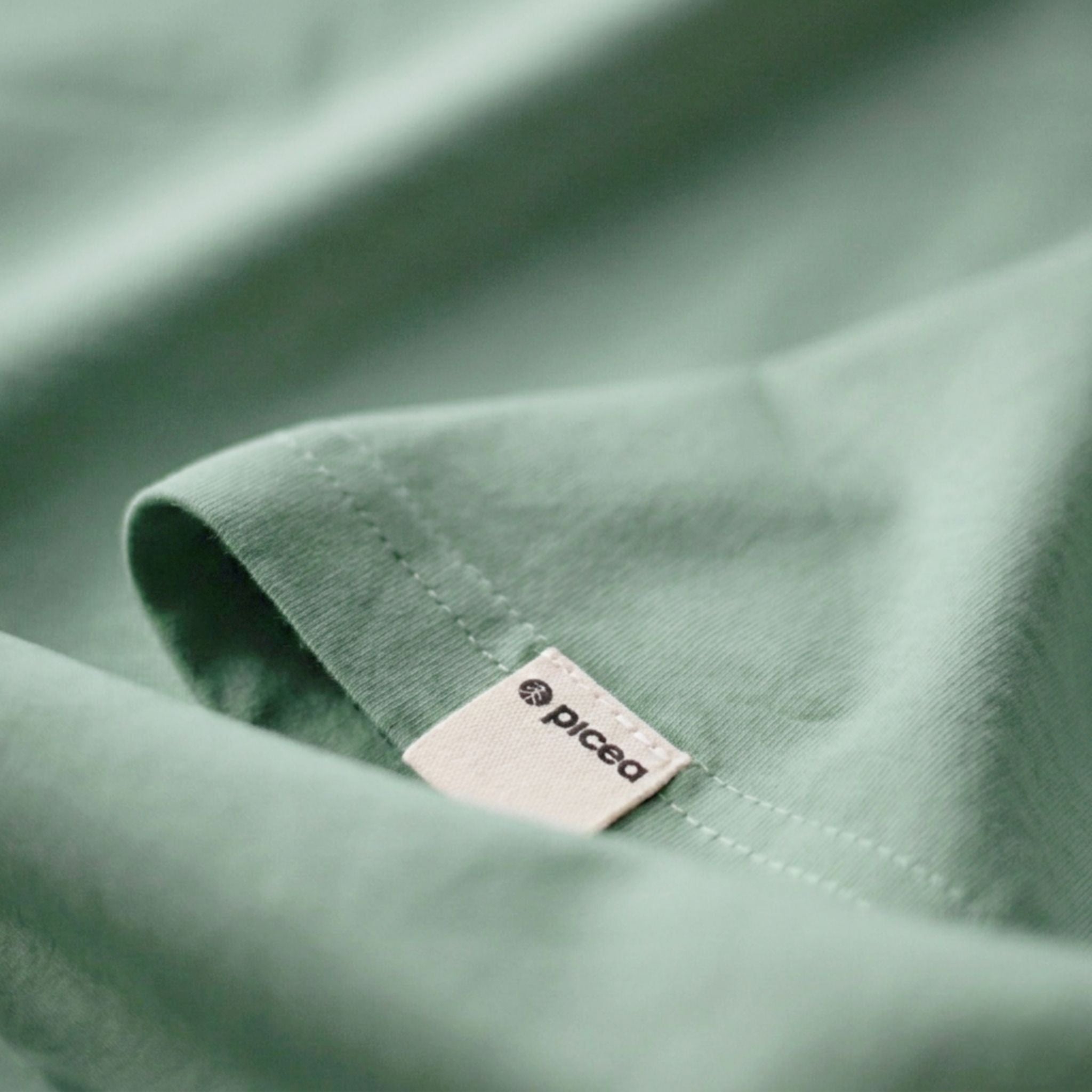 Classic Fit Quality Basic T-Shirt Salbei grün