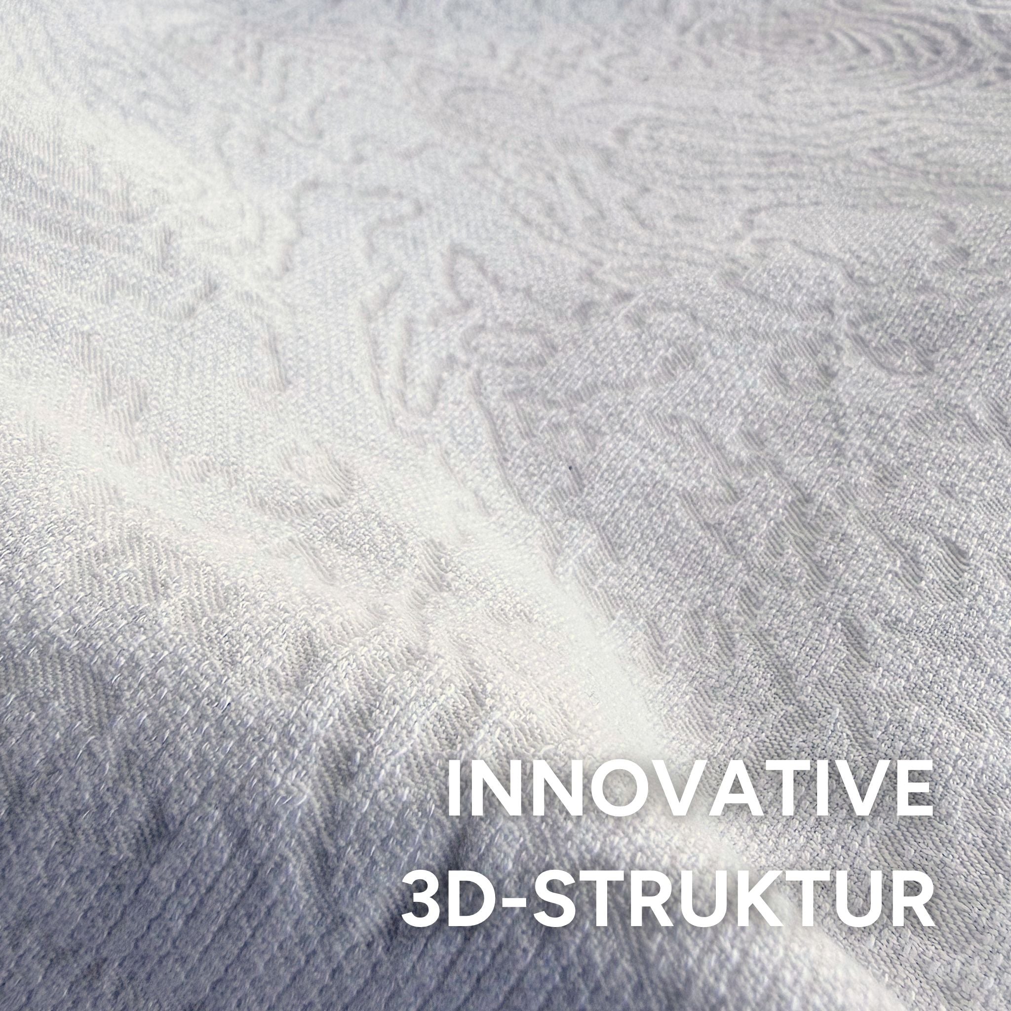Höhenliebe 3D Forestfibre Camping Handtuch Weiß