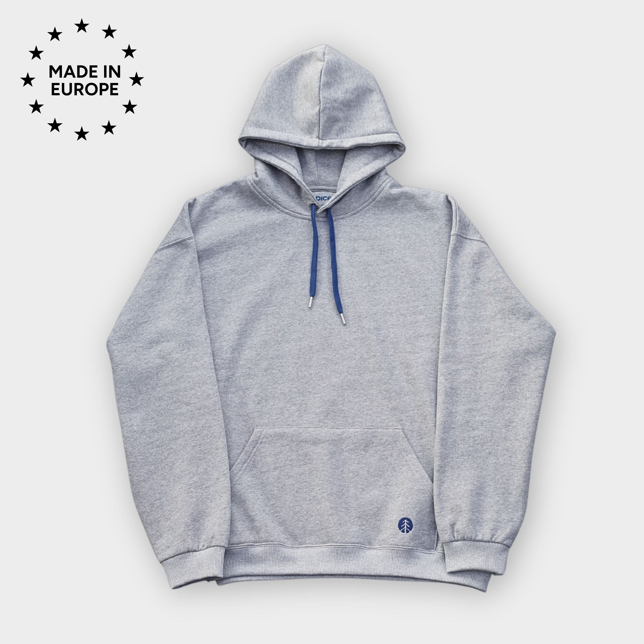 Hügel Hoodie Grau blau