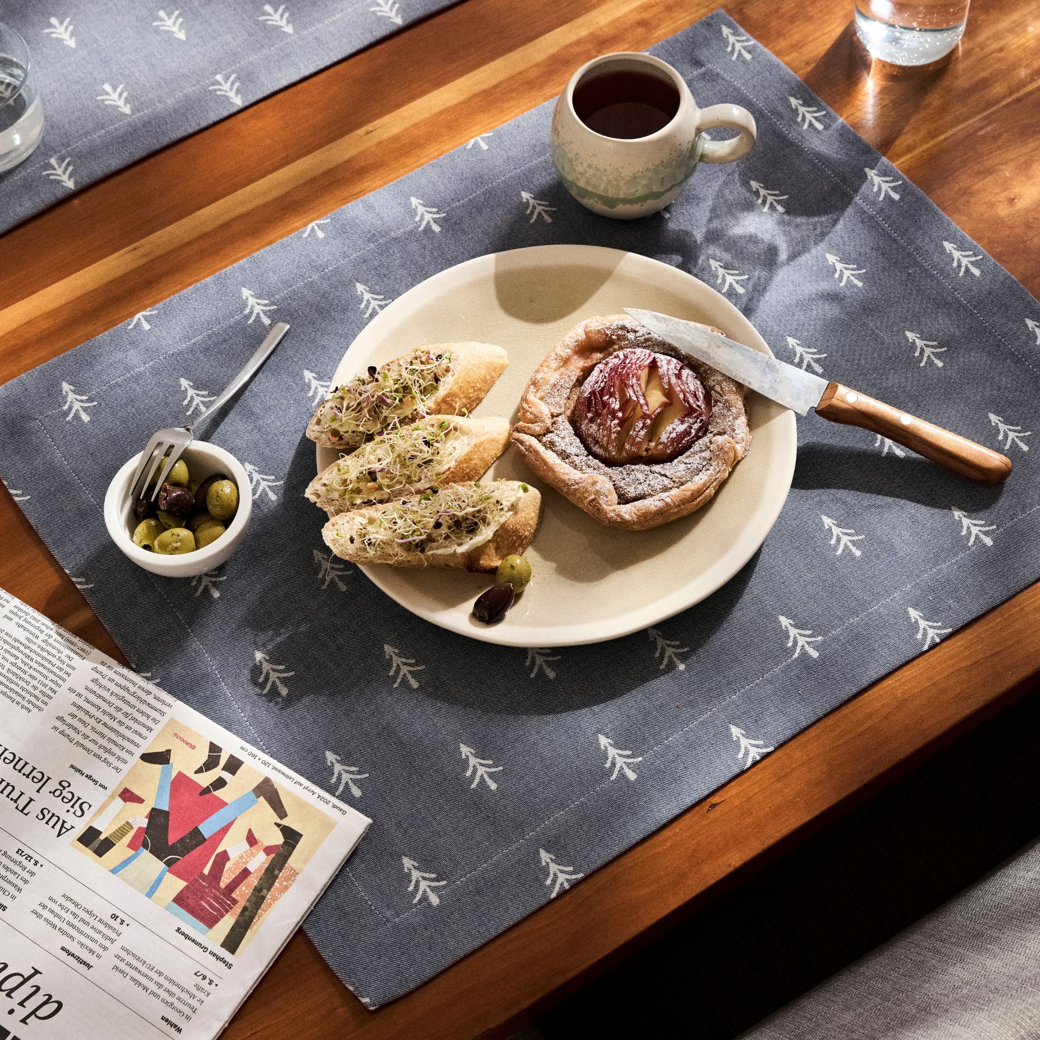 Premium Fichtenliebe placemat navy