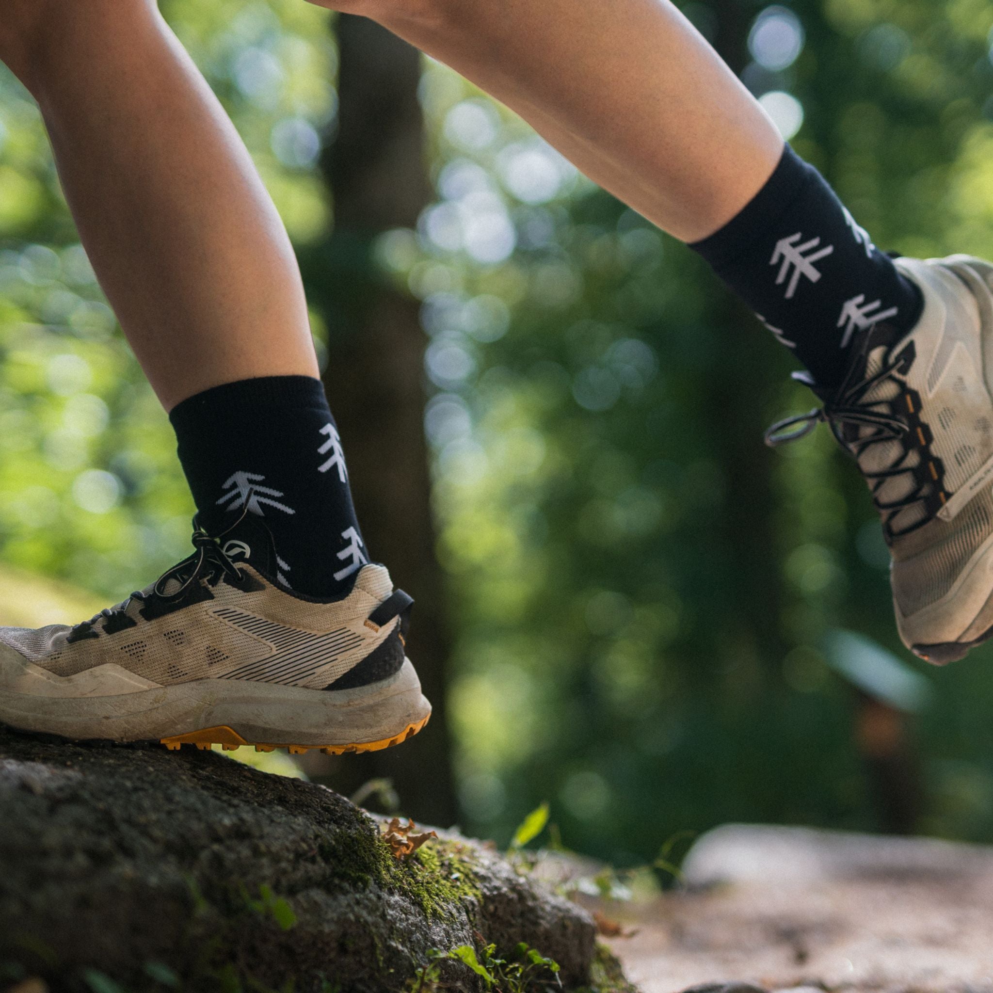 Fichtenliebe Thermo Socken Schwarz