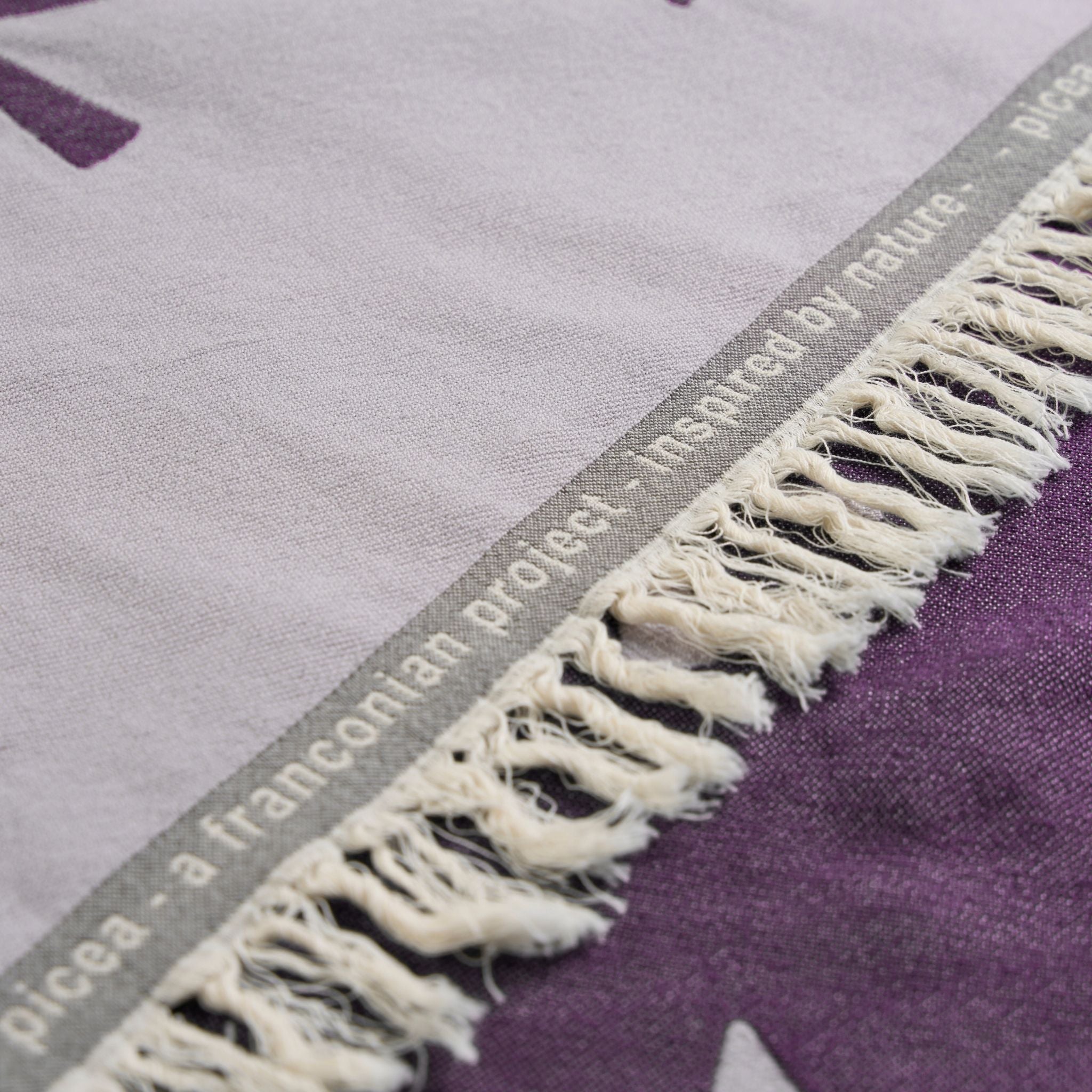 Premium Fichtenliebe Decke Beerenlila