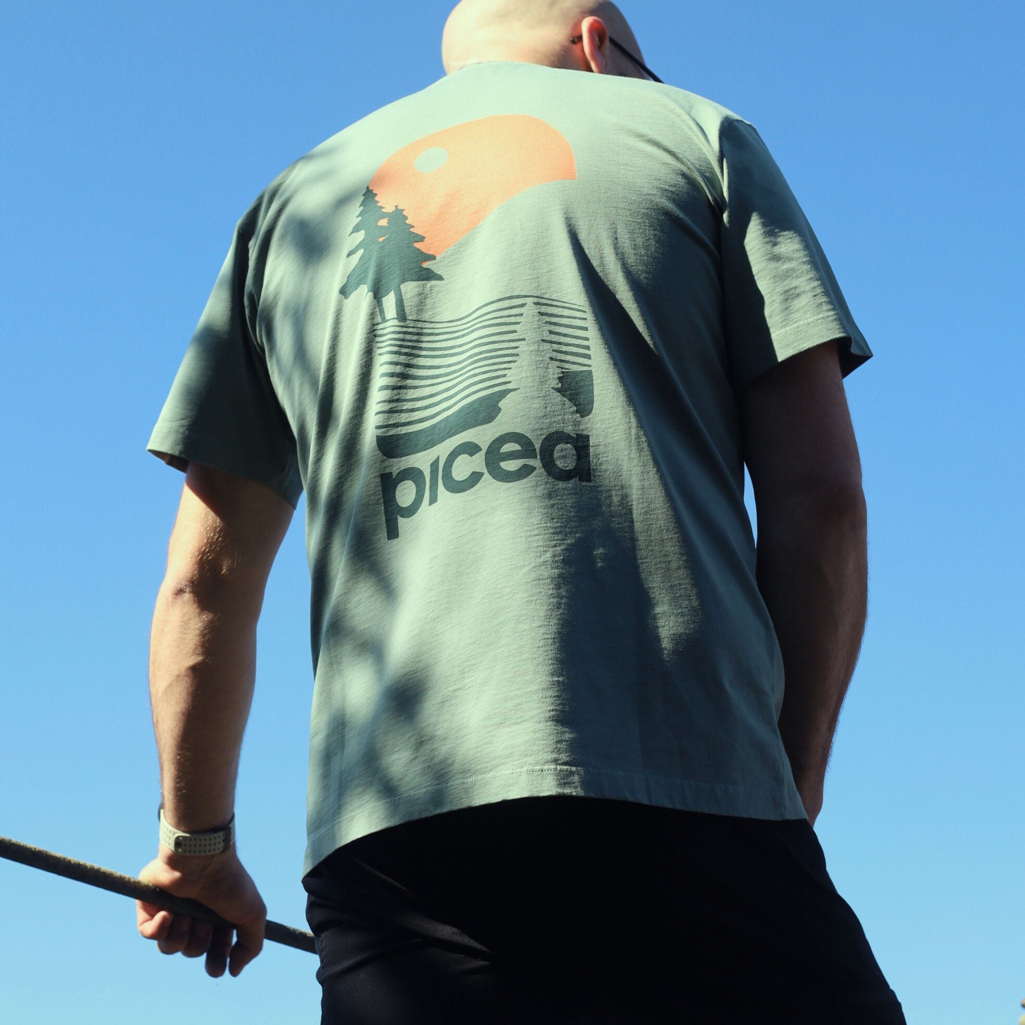 Wanderlust T-Shirt Grün