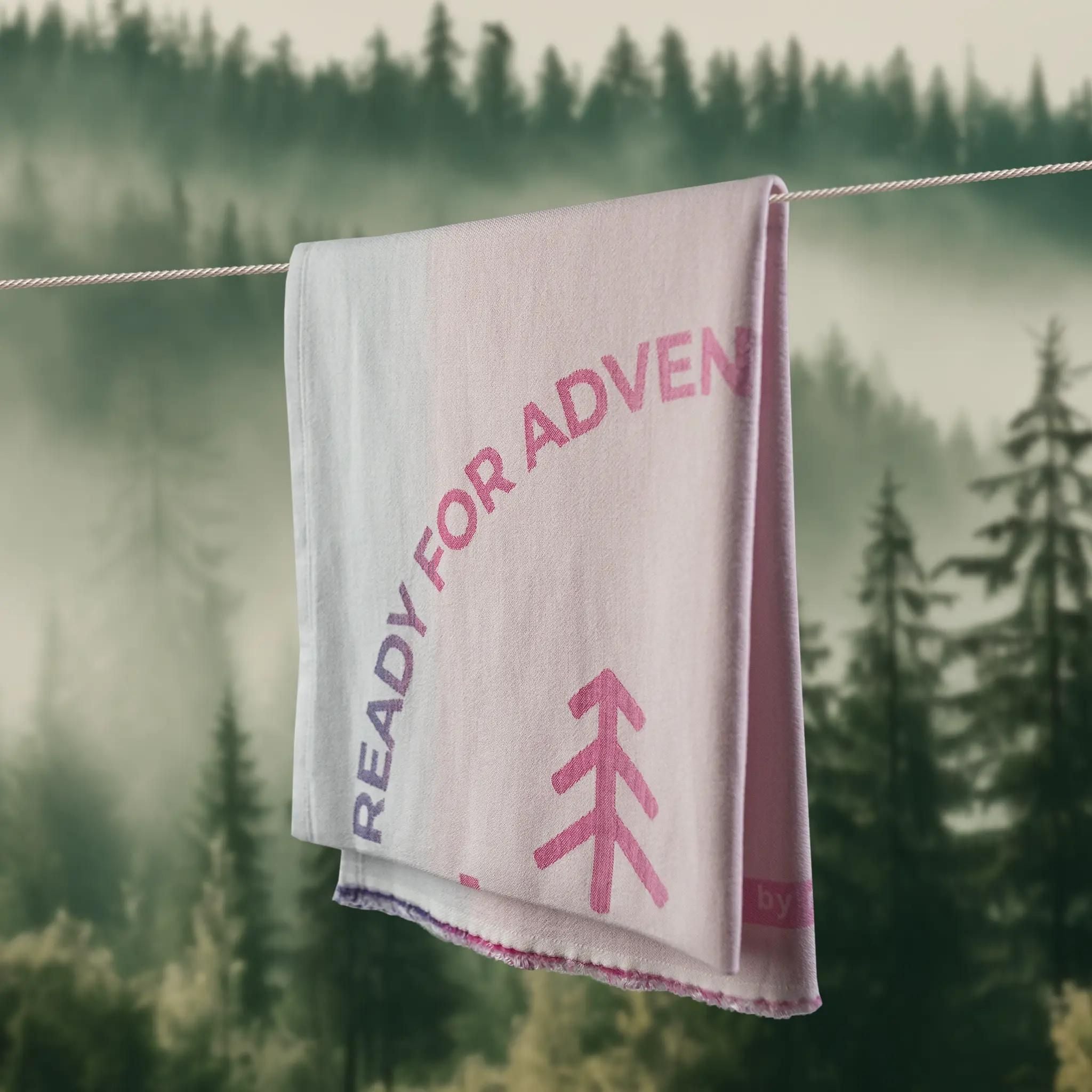 Waldlachen Forestfibre Camping Handtuch