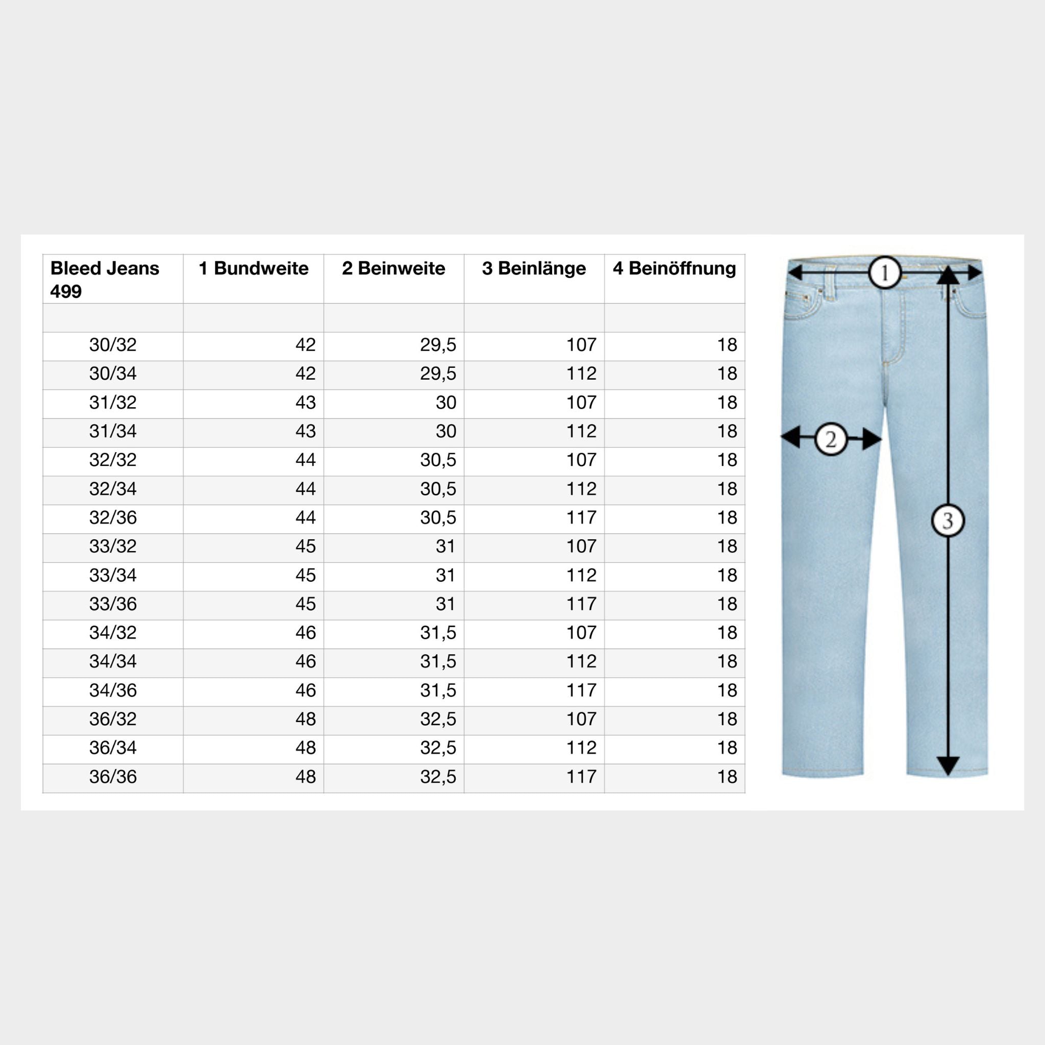 499 Bleed Jeans - Black