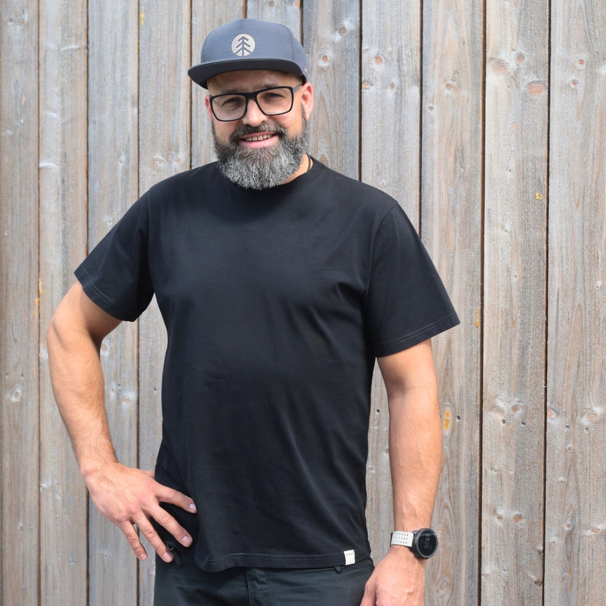 Classic Fit Quality Basic T-Shirt Schwarz