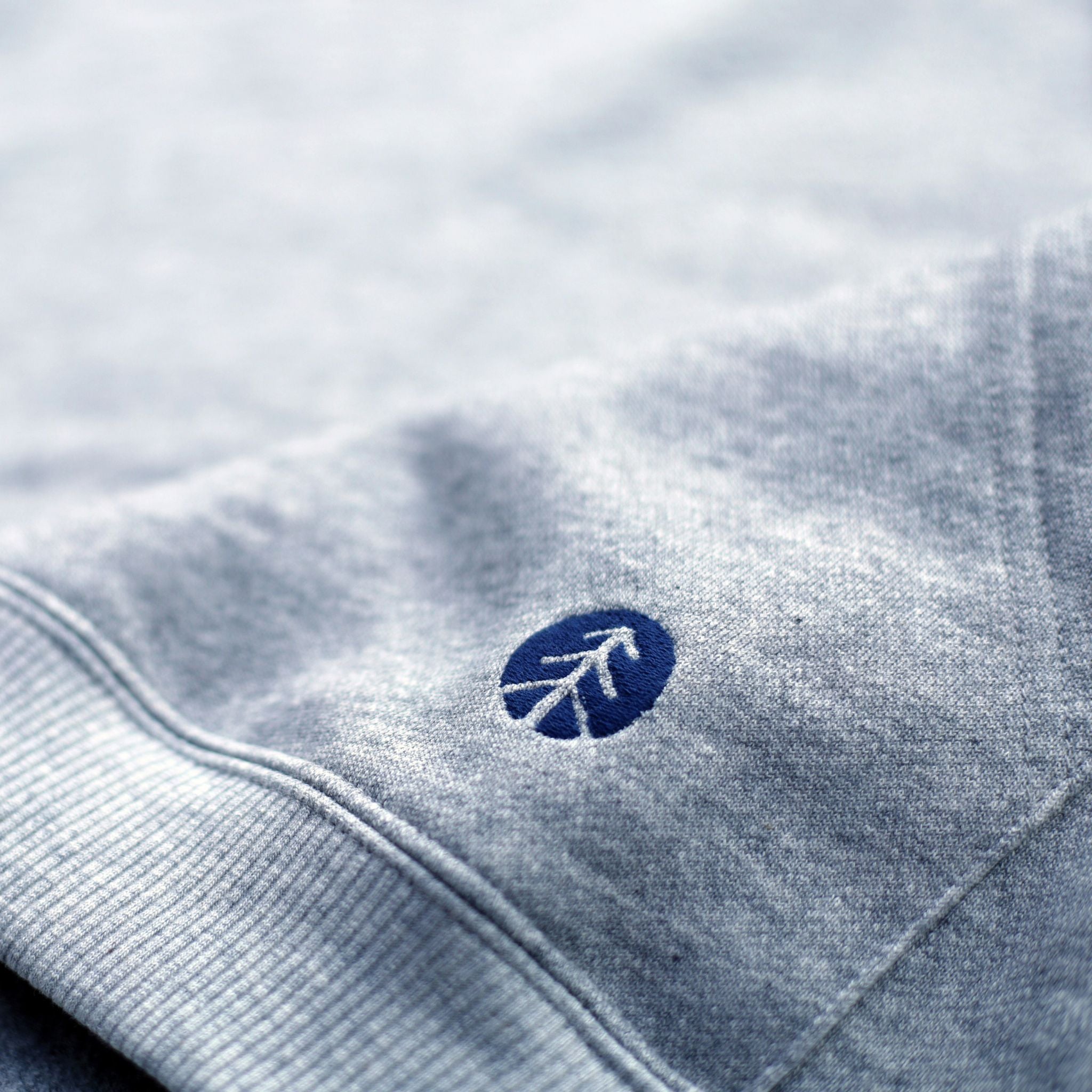 Hügel Hoodie Grau blau