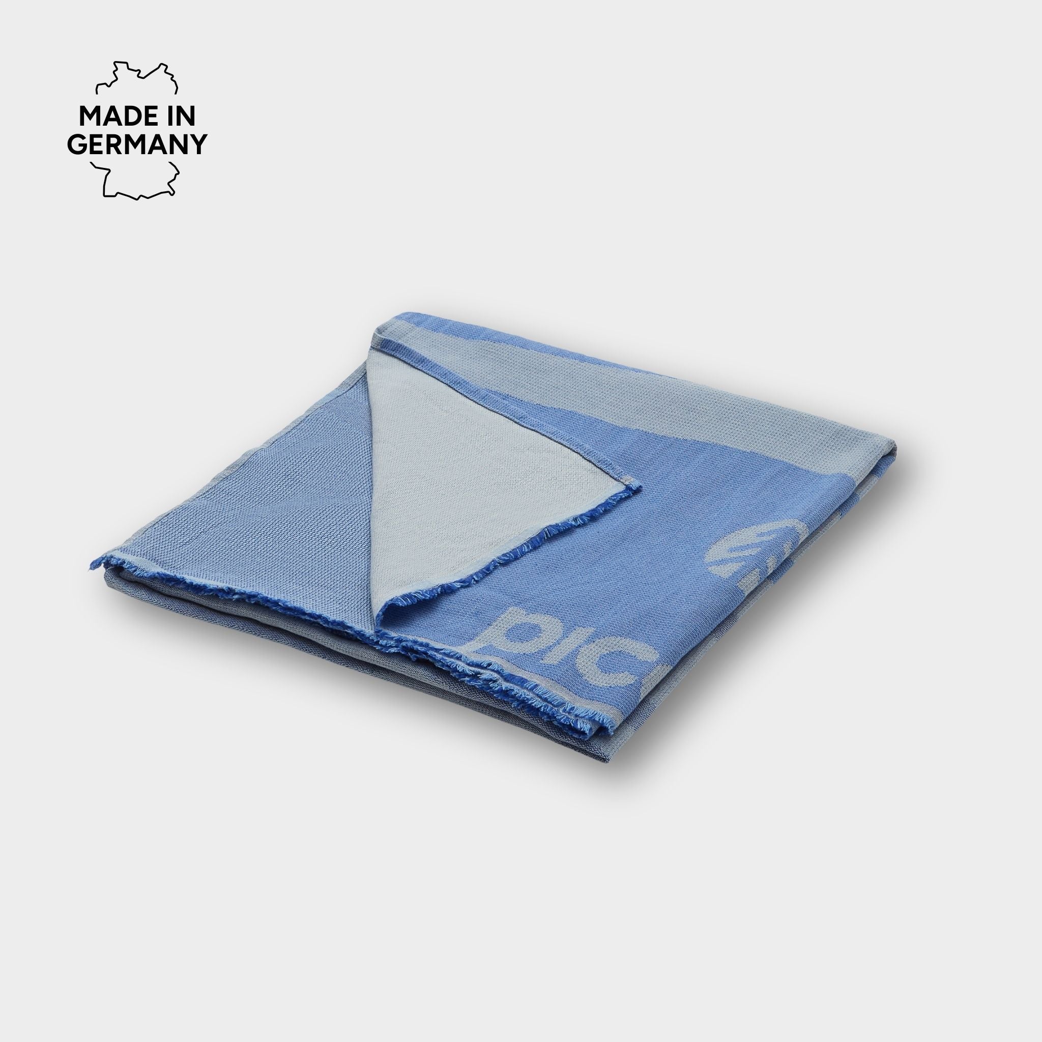 Hügel 3D Forestfibre Camping Handtuch Blau