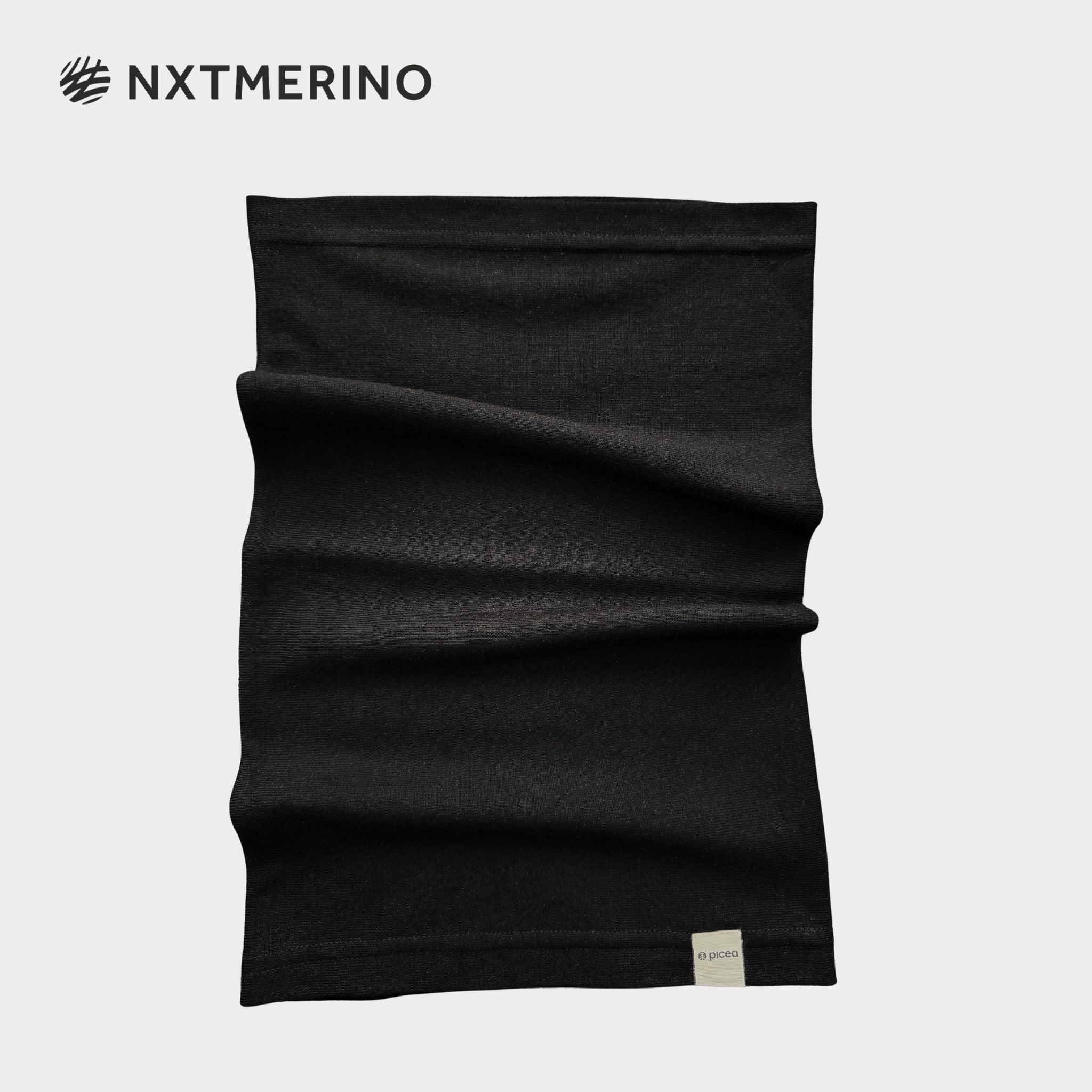 NXTMERINO® Multifunktionstuch Schwarz