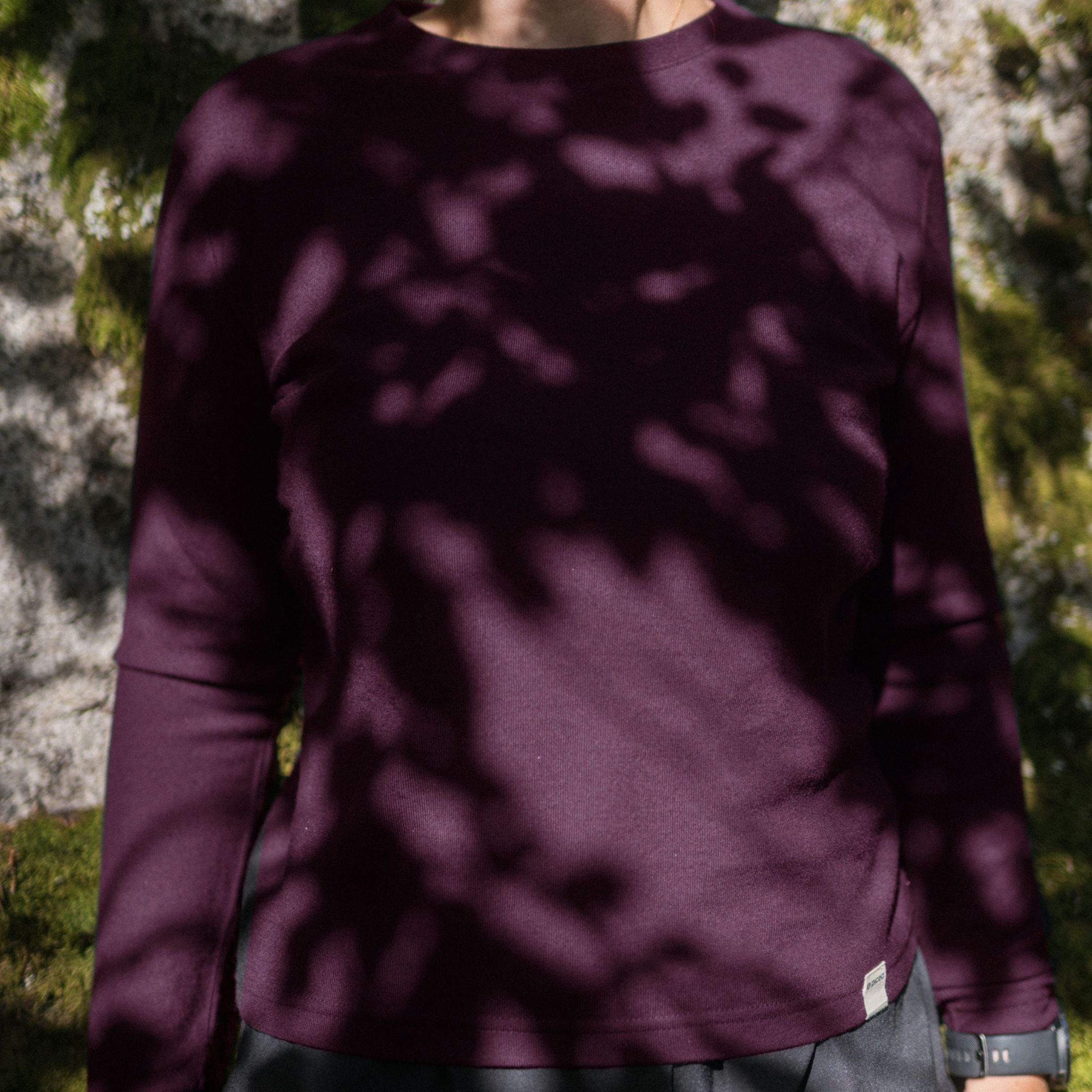 NXTMERINO® Longsleeve Damen Dunkellila