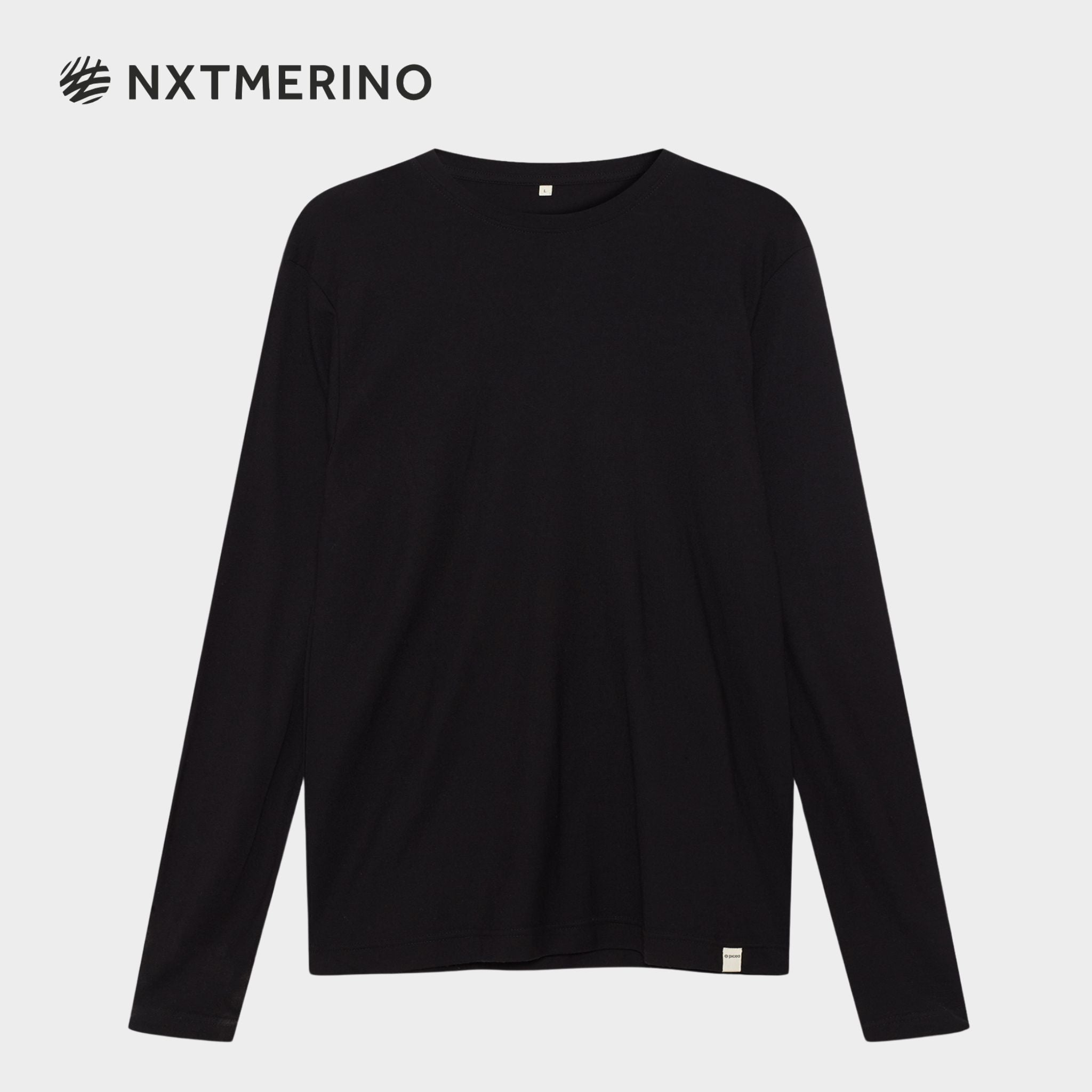 NXTMERINO® Longsleeve Herren Schwarz