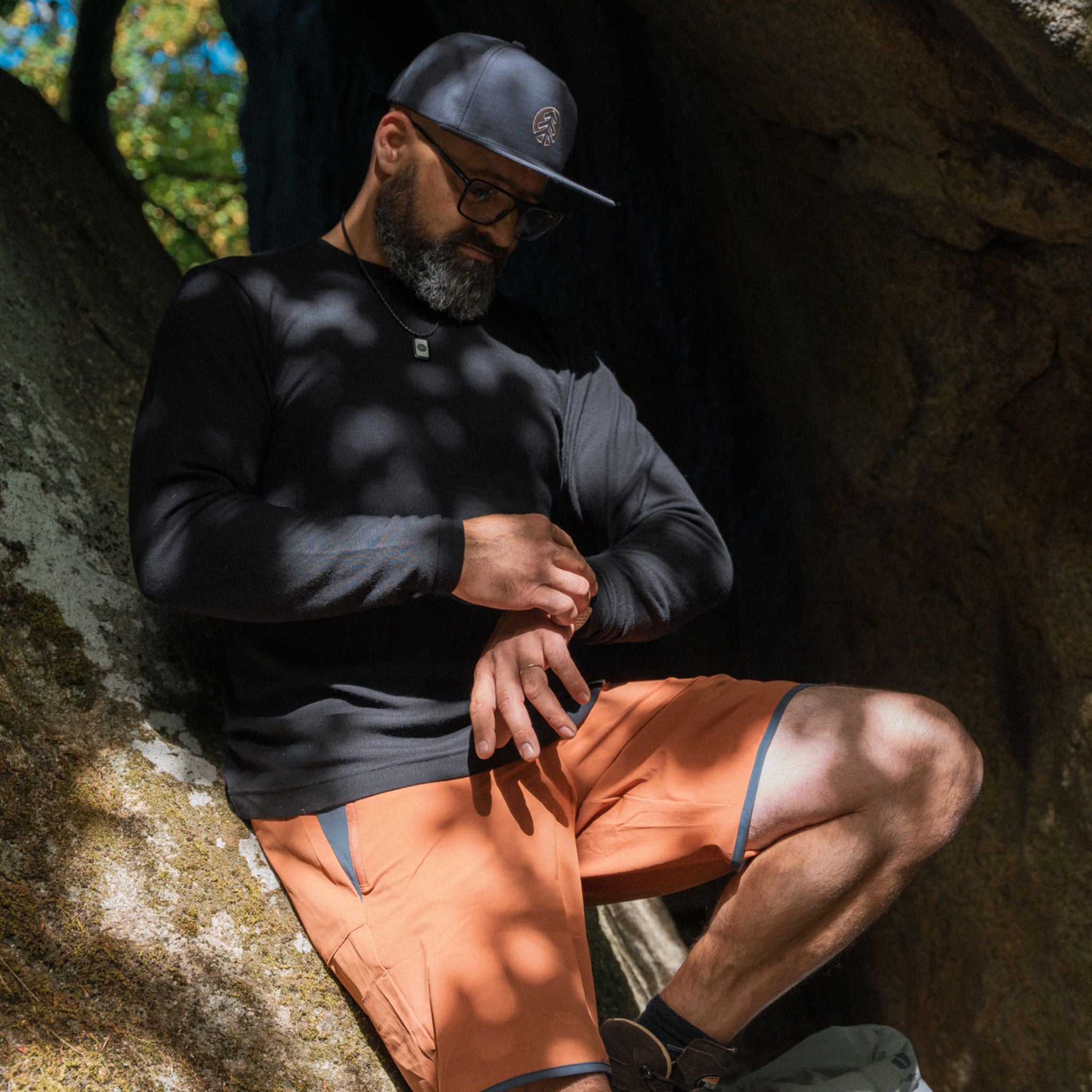NXTMERINO® Longsleeve Herren Schwarz