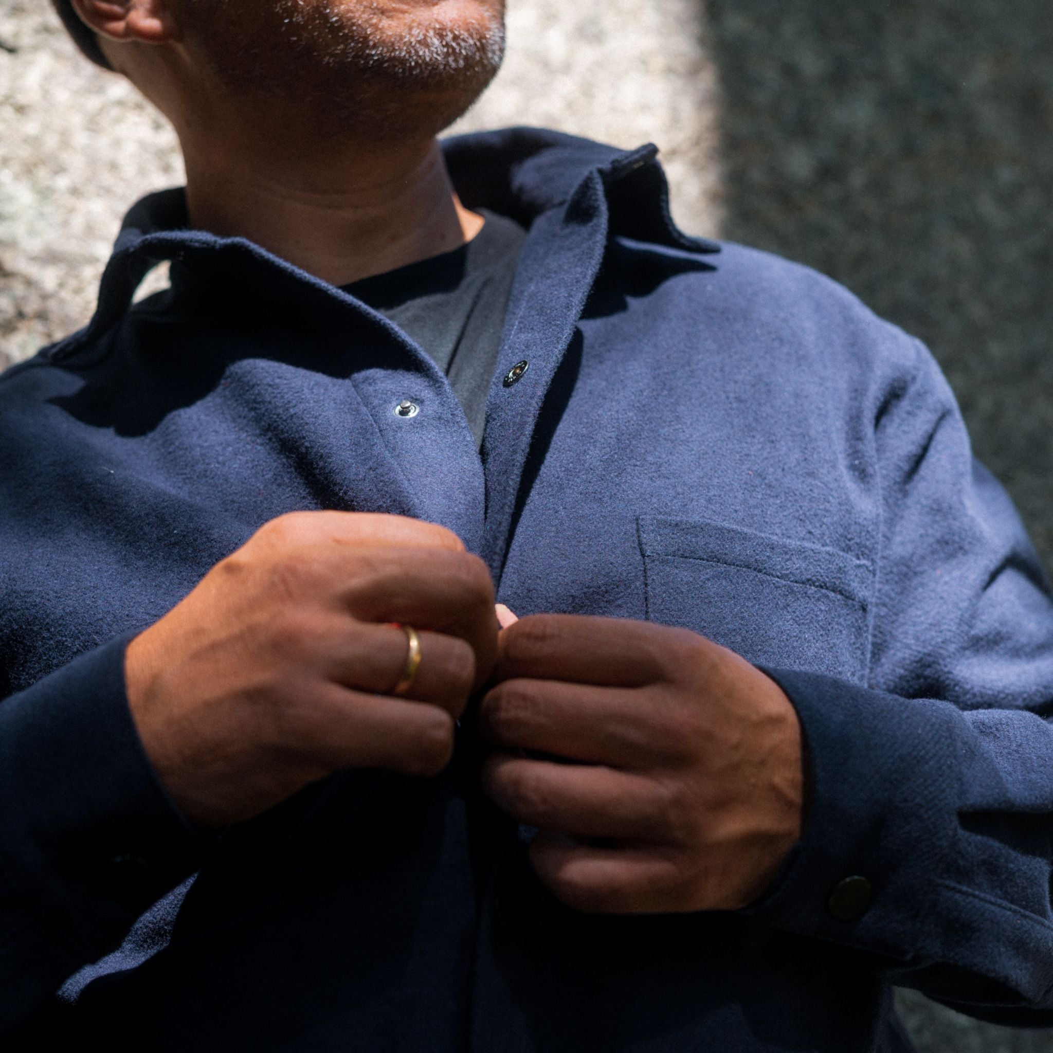 Flannel Jacket Navy