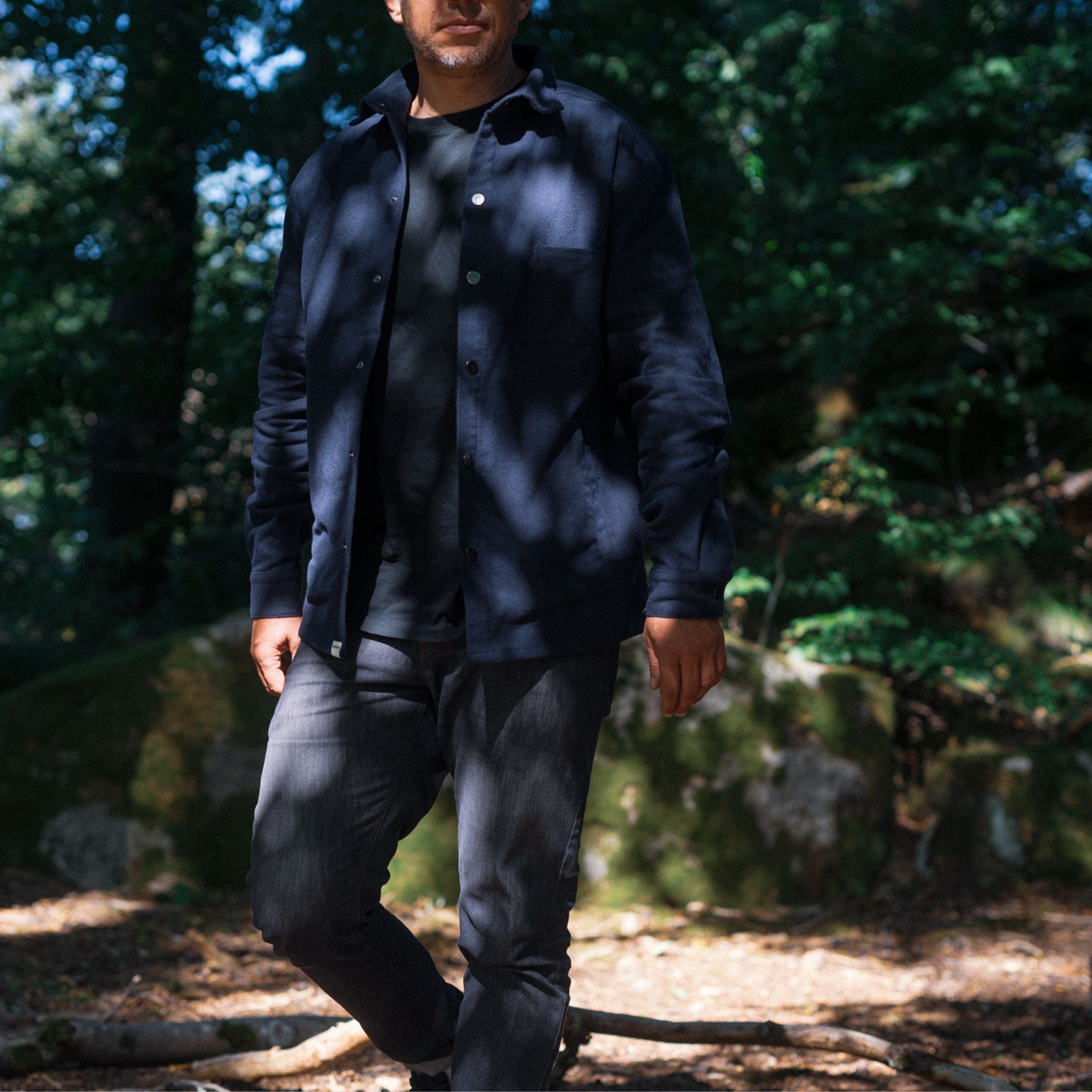 Flannel Jacket Navy