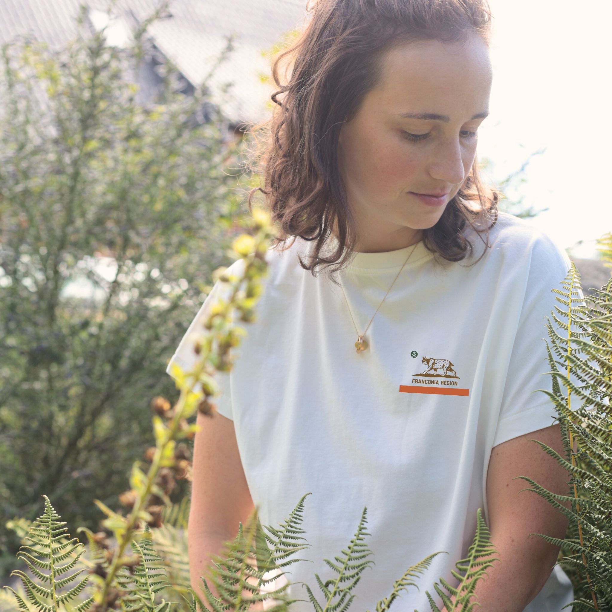The Franconia Region Luchs T-Shirt Damen| Restless vibes, local edition