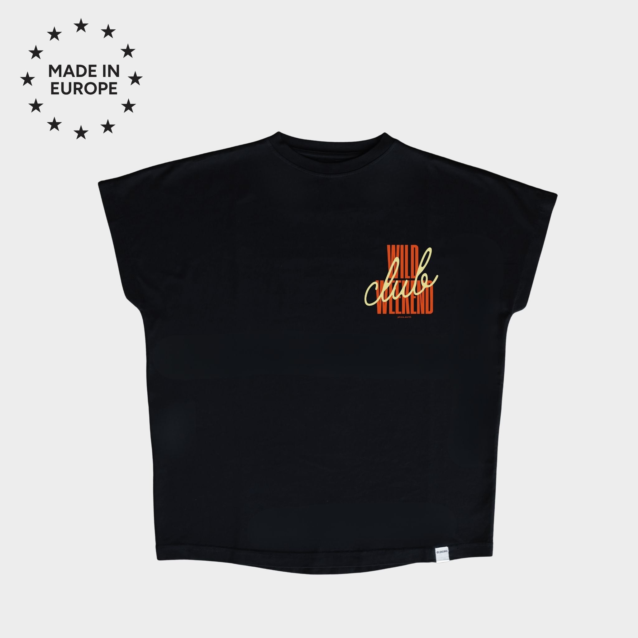 Wild Weekend Club T-Shirt Damen schwarz