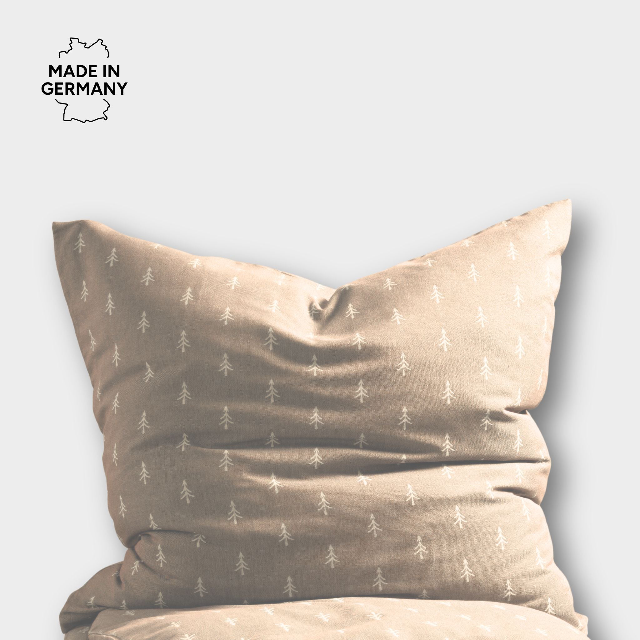 Fichtenliebe Kissen beige