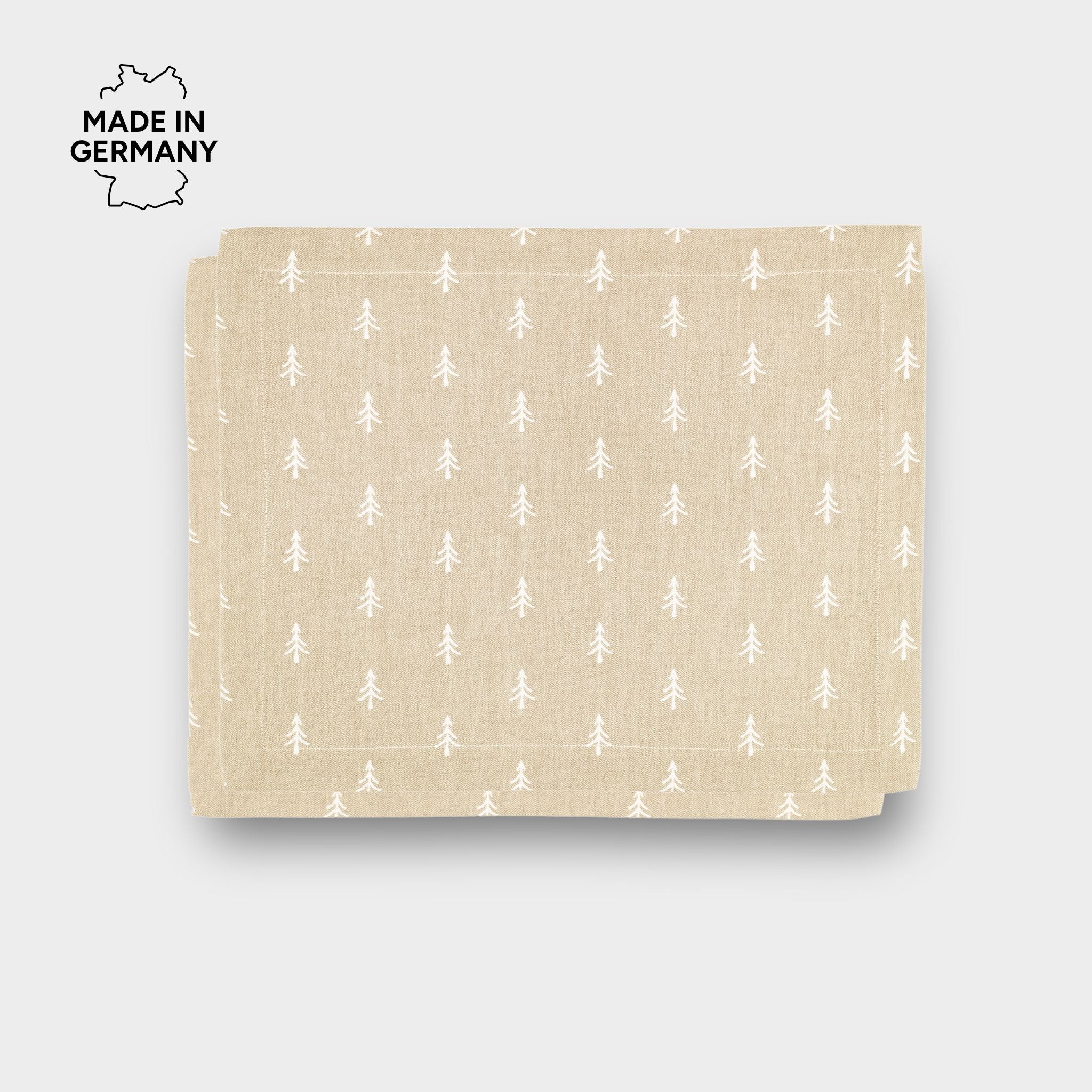 Premium Fichtenliebe 2er Tischset Beige