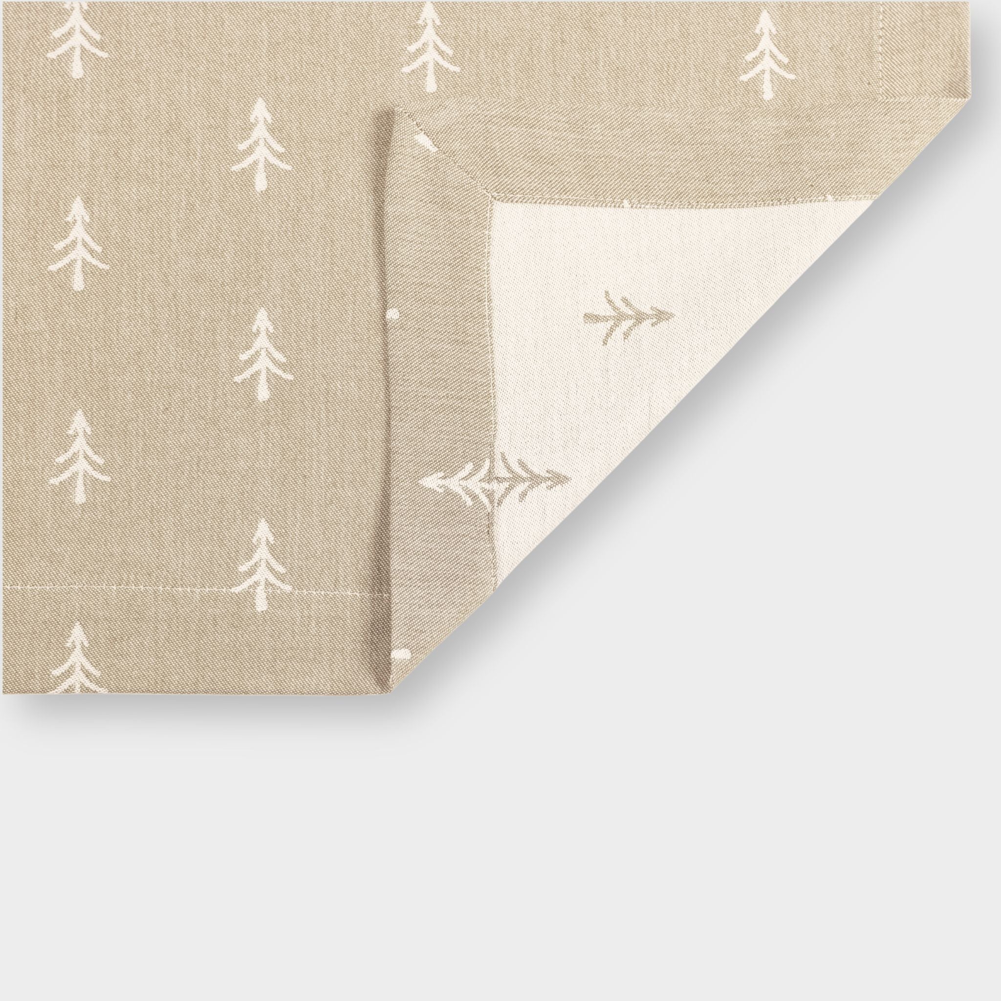 Premium Fichtenliebe 2er Tischset Beige