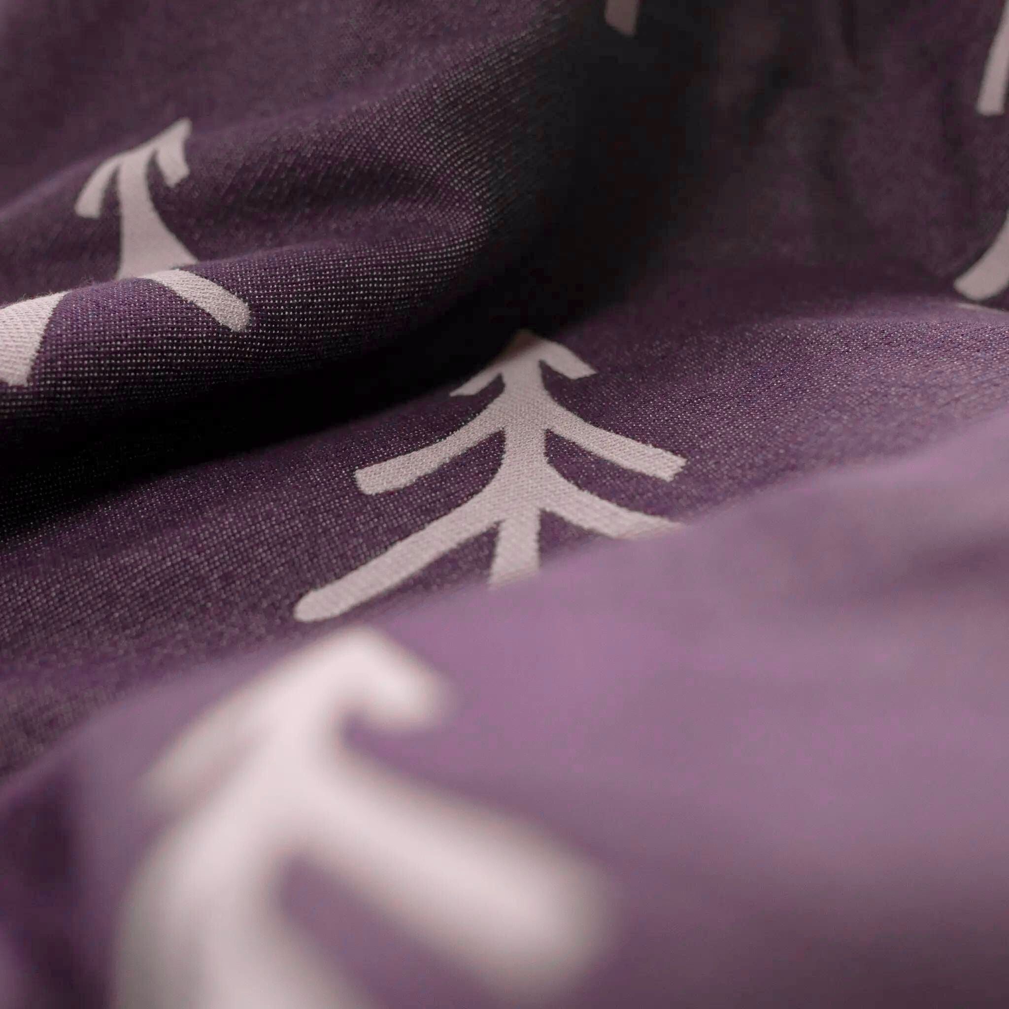 Premium Fichtenliebe Decke Beerenlila