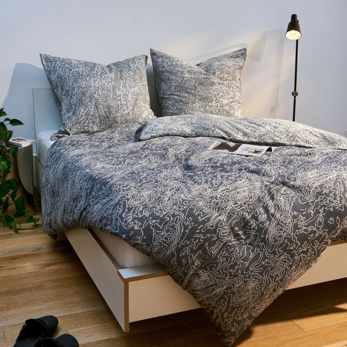 Höhenliebe Bettwäscheset Navy
