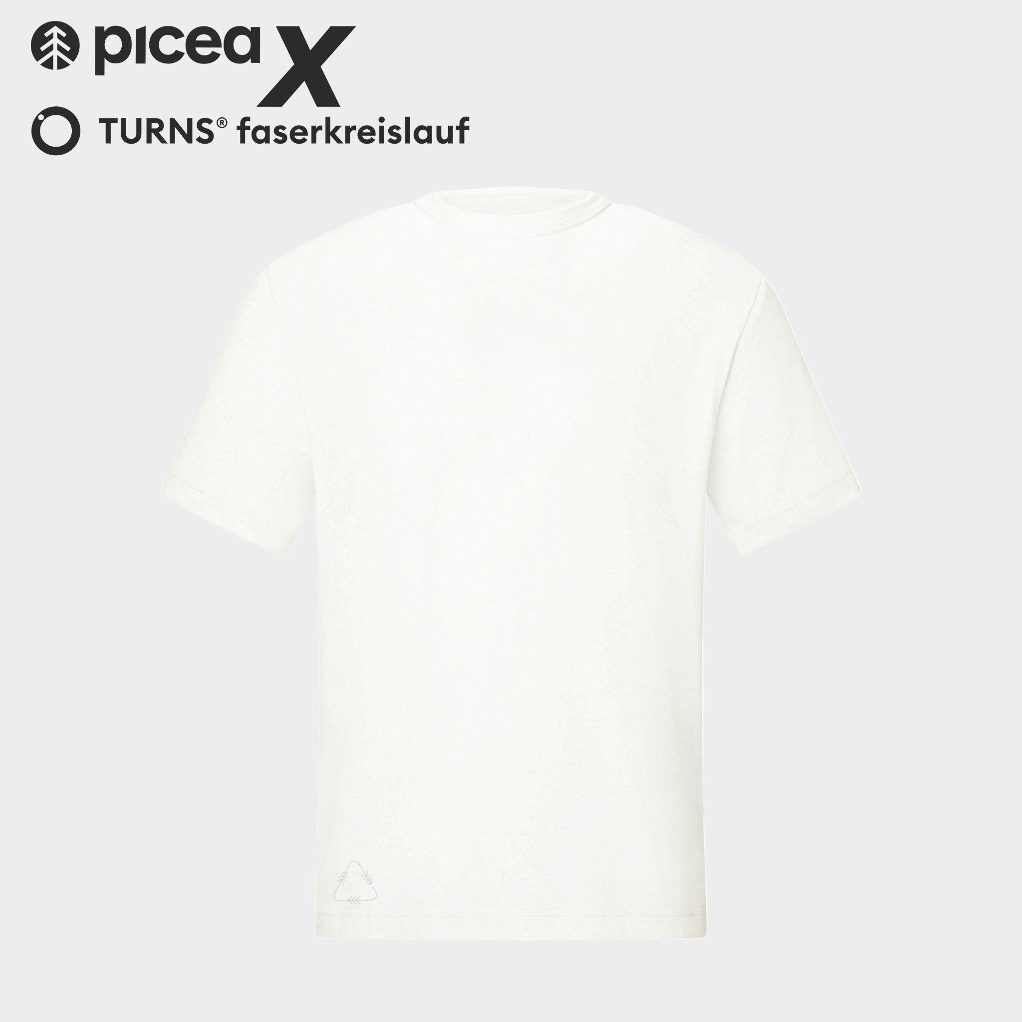 picea X faserkreislauf T-Shirt Weiß